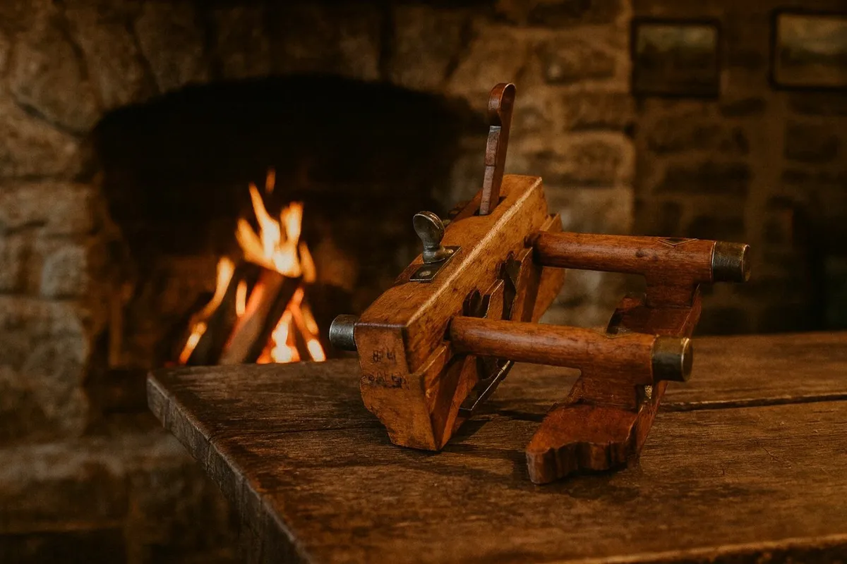 antique vintage PLANE PLOUGH  carpenter cottage - Image 1