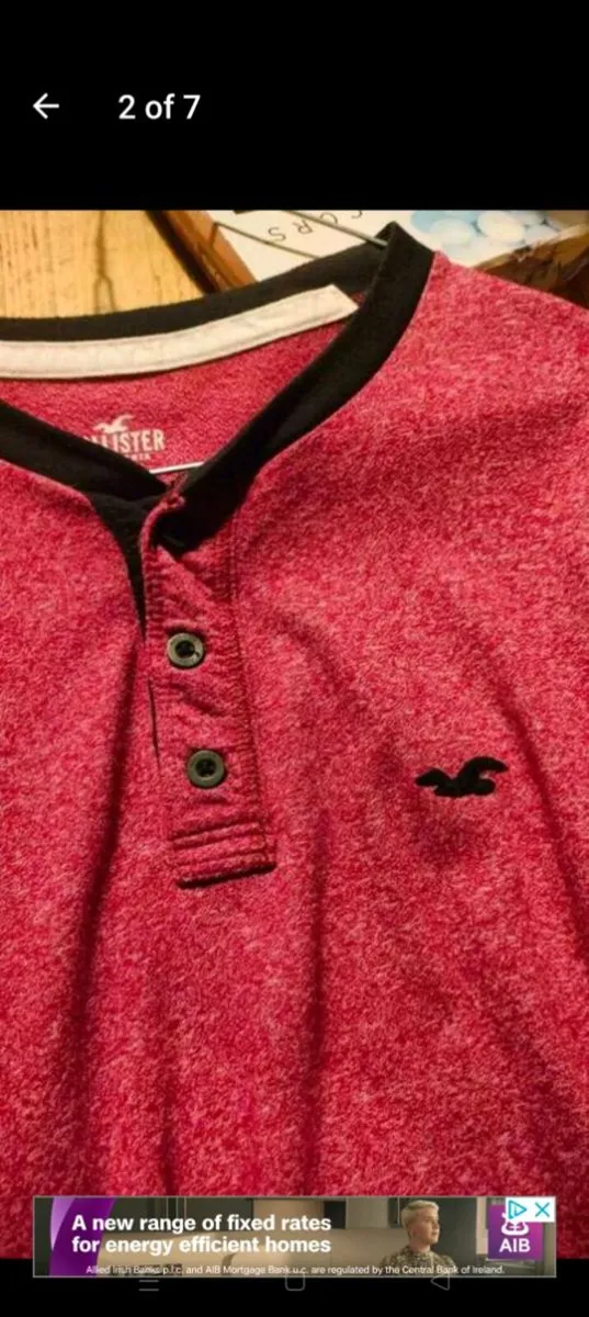 Size: Medium

2 Mens Hollister long sleeve tops, s - Image 2