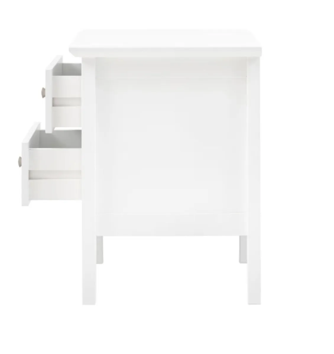 M&S Hastings White Bedside tables x 2 - Image 2