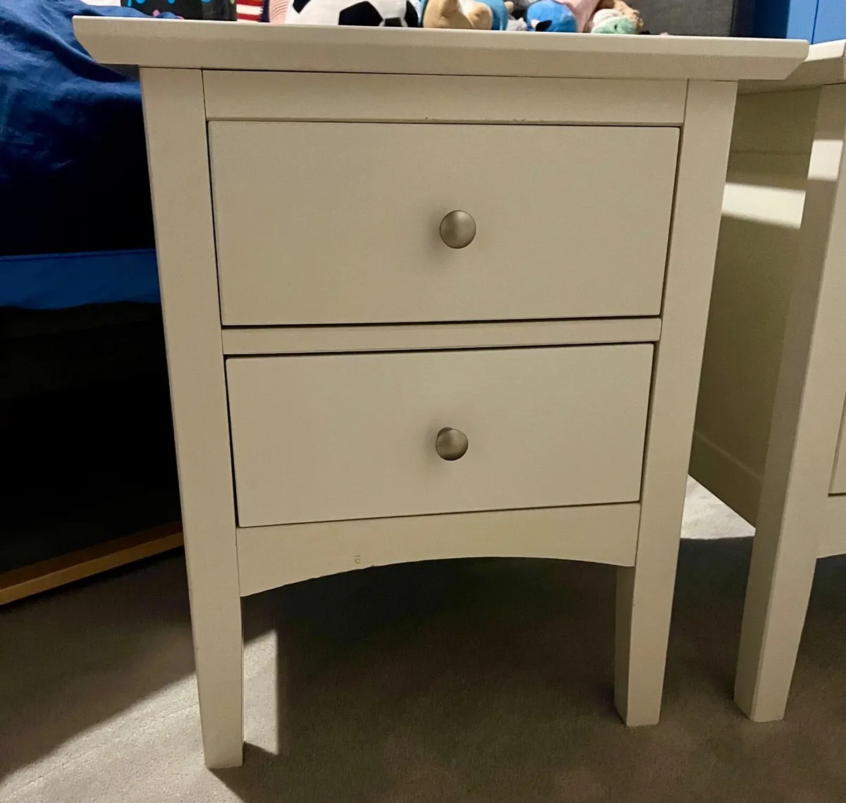 M&S Hastings White Bedside tables x 2 - Image 4