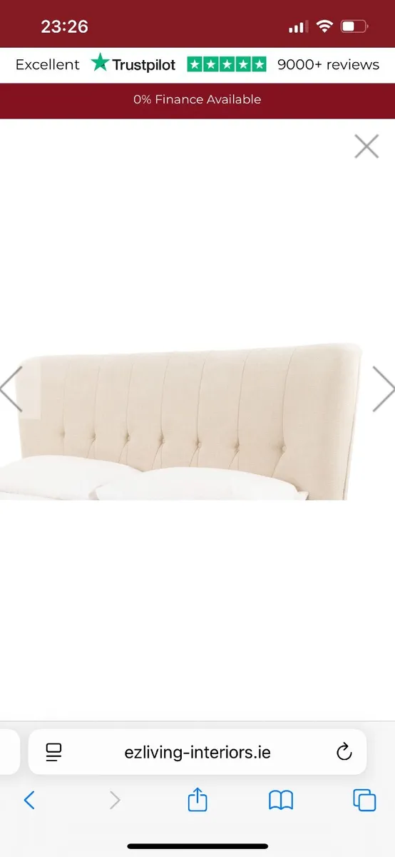 Super King EZ Living Interiors Bed & Mattress - Image 4