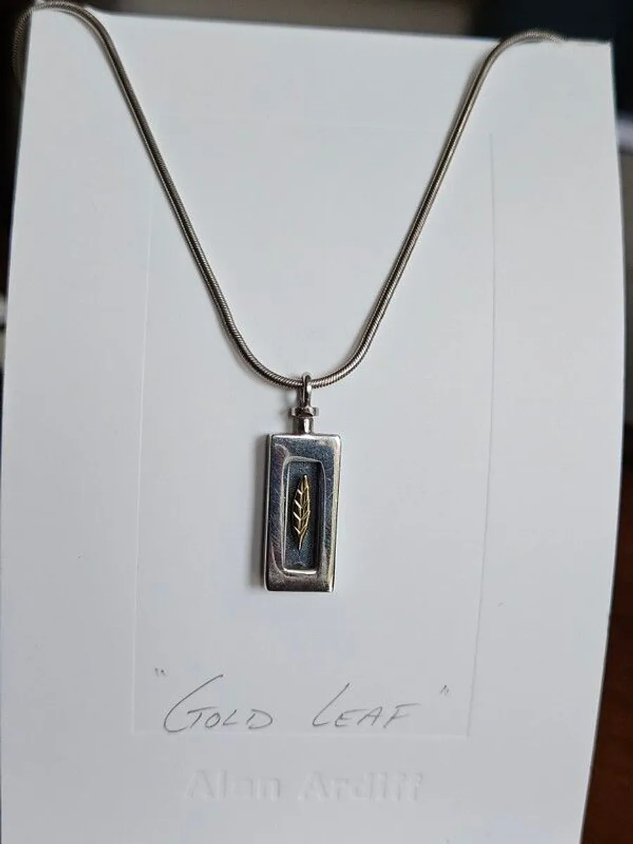 Alan Ardiff "Gold Leaf" Necklace - Image 2