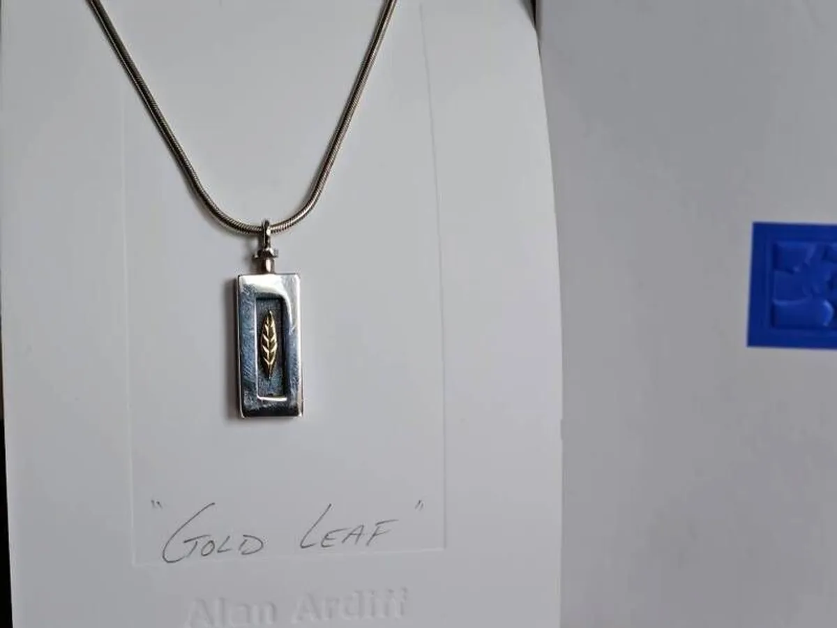 Alan Ardiff "Gold Leaf" Necklace - Image 3