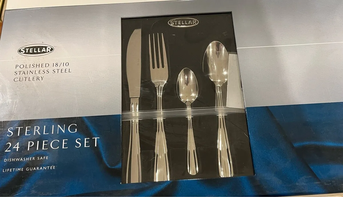 Stellar 24 piece cutlery set
