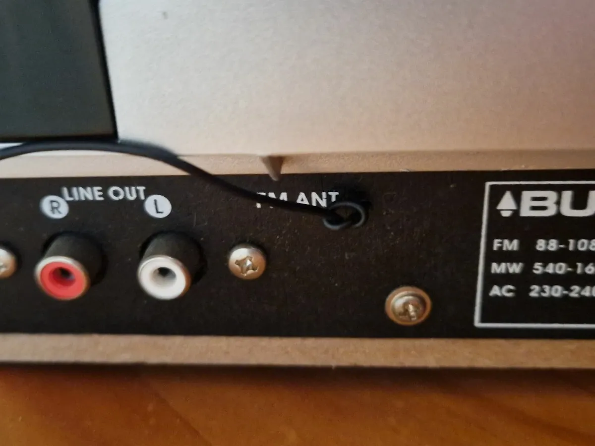 BUSH Turntable Record Player Stereo Radio System - Image 3