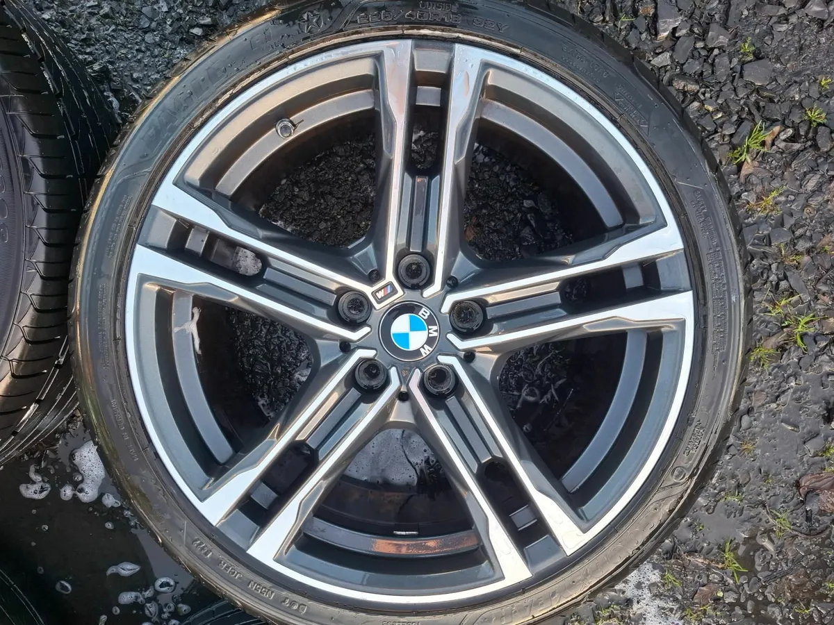 18" Genuine Bmw 1 Series M Sport Alloys with tyres - Image 1