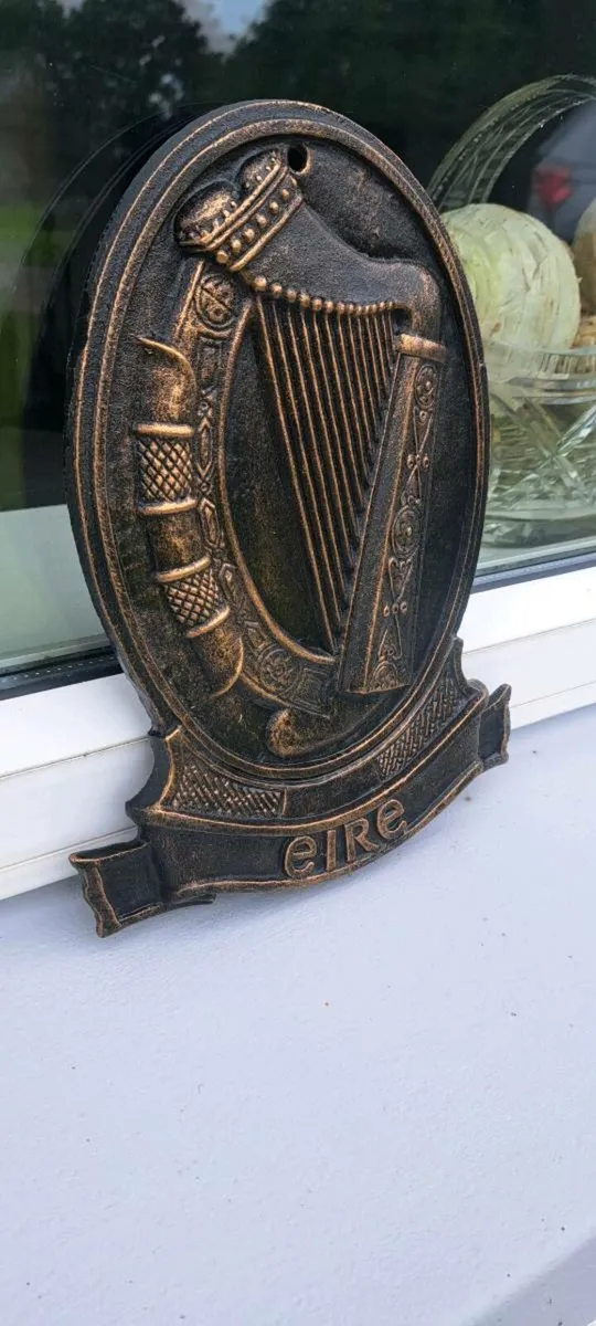 Eire harp cast iron sign - Image 3