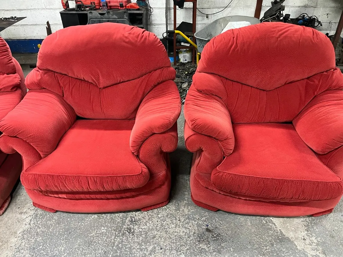 Couch and 2 x Armchairs - Image 1