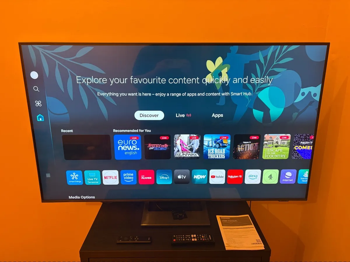 Samsung 55” TV UHD - Image 1