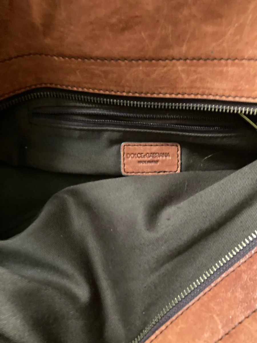 Vintage Leather Bag - Image 4