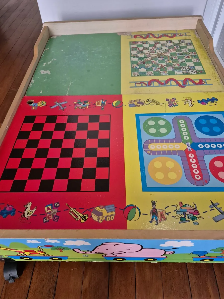 Wooden Train set with storage box - Image 4