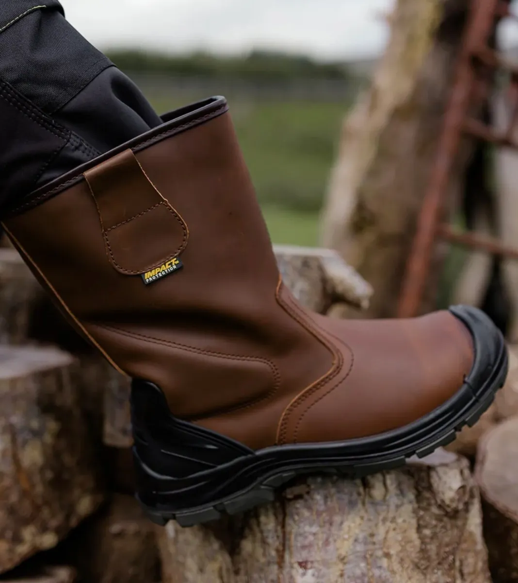 Impact rigger boots waterproof all sizes - Image 1