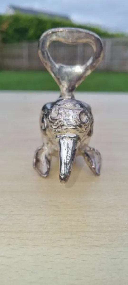 Vintage silver bottle opener - Image 4