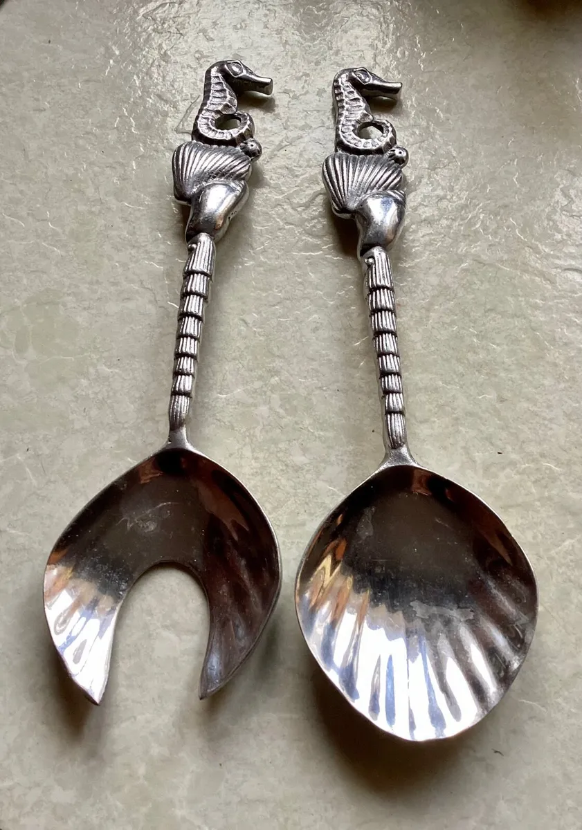 RARE FIND - Vintage Godinger Silver Plate Seahorse - Image 1