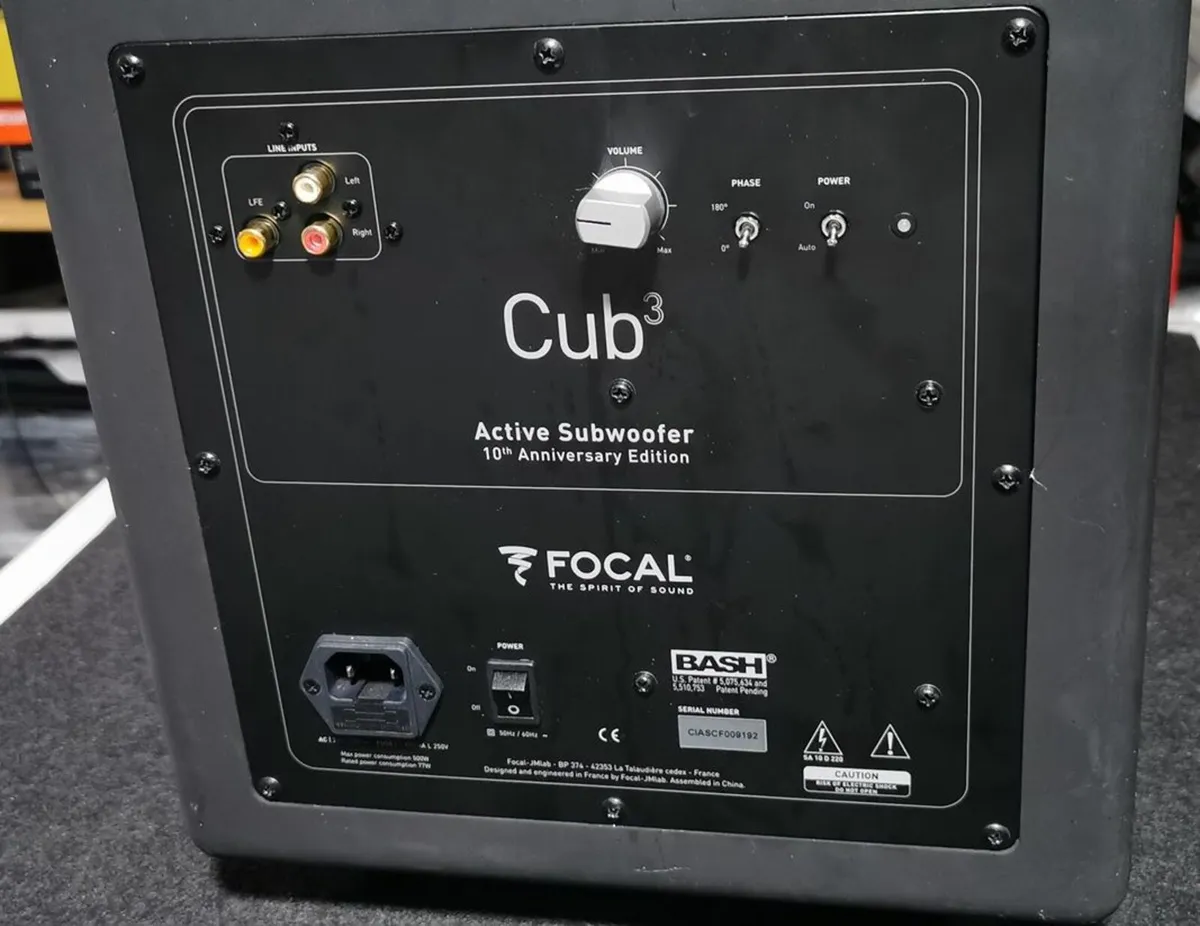 Focal Cub 3 150W 8" Active Subwoofer - Image 2