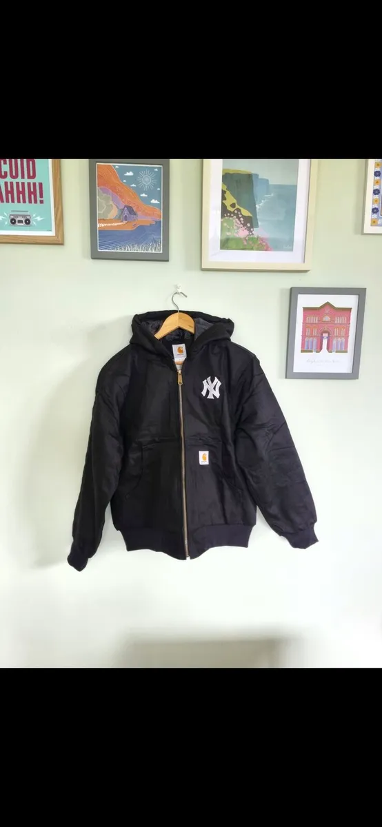 Carhartt Yankees reworked mens black winter jacket - Image 2