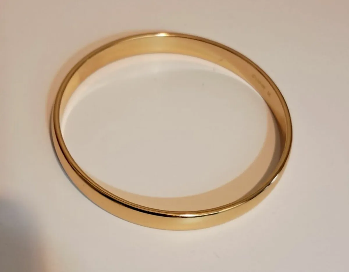 9ct rolled gold bangle - Image 2