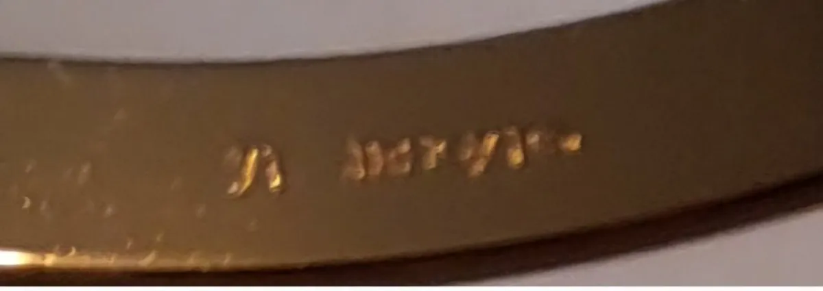 9ct rolled gold bangle - Image 3