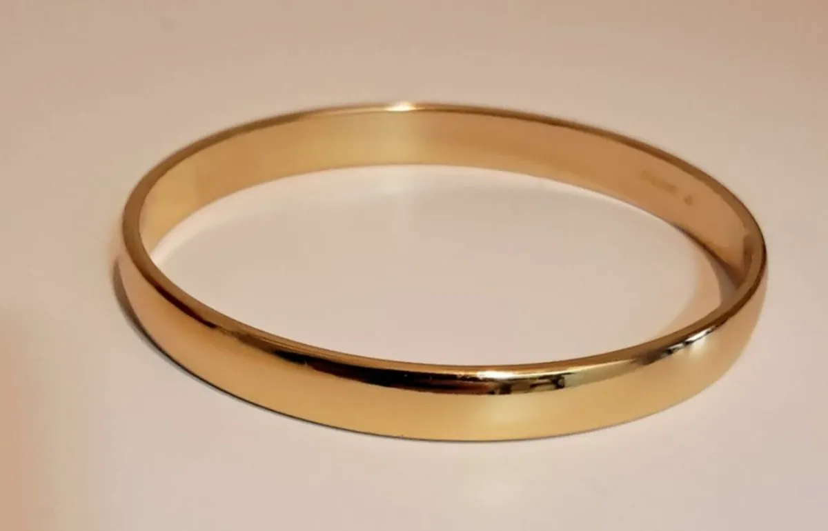 9ct rolled gold bangle - Image 4