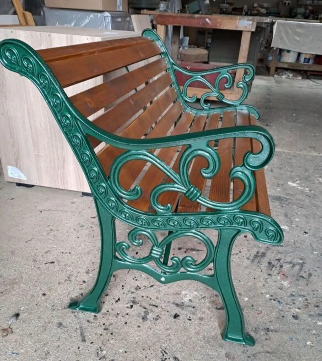 Cast iron Garden benches