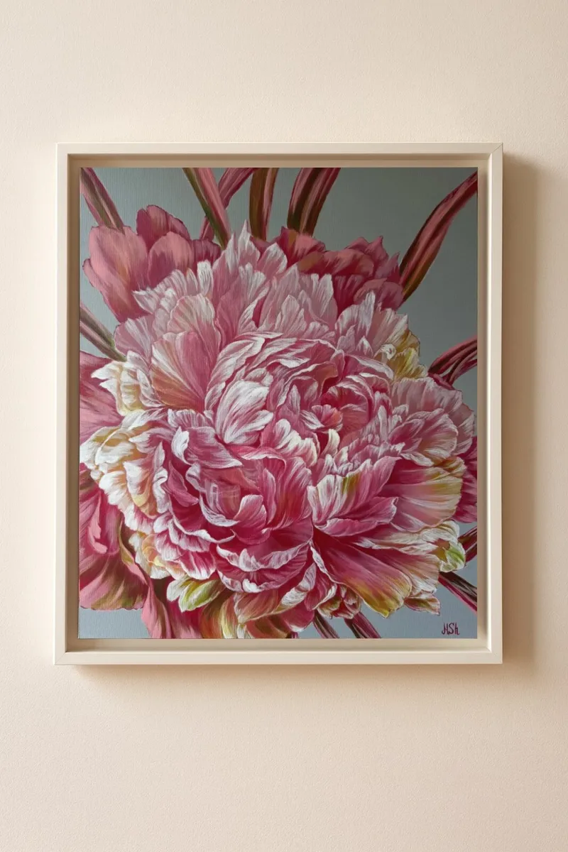 Flowers Acrylic Painting - Image 2