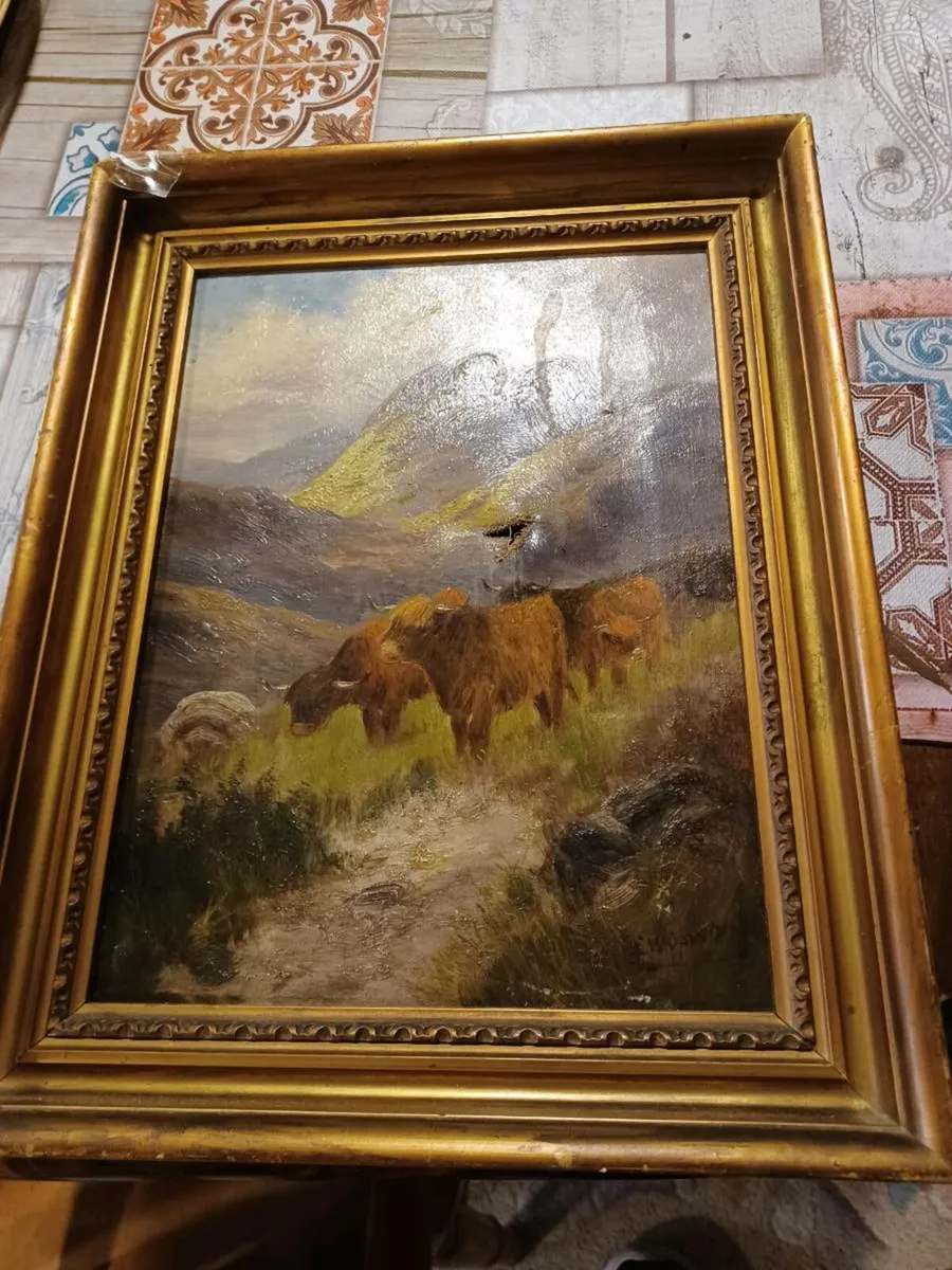 Oil on canvas   signed c oslwald - Image 1