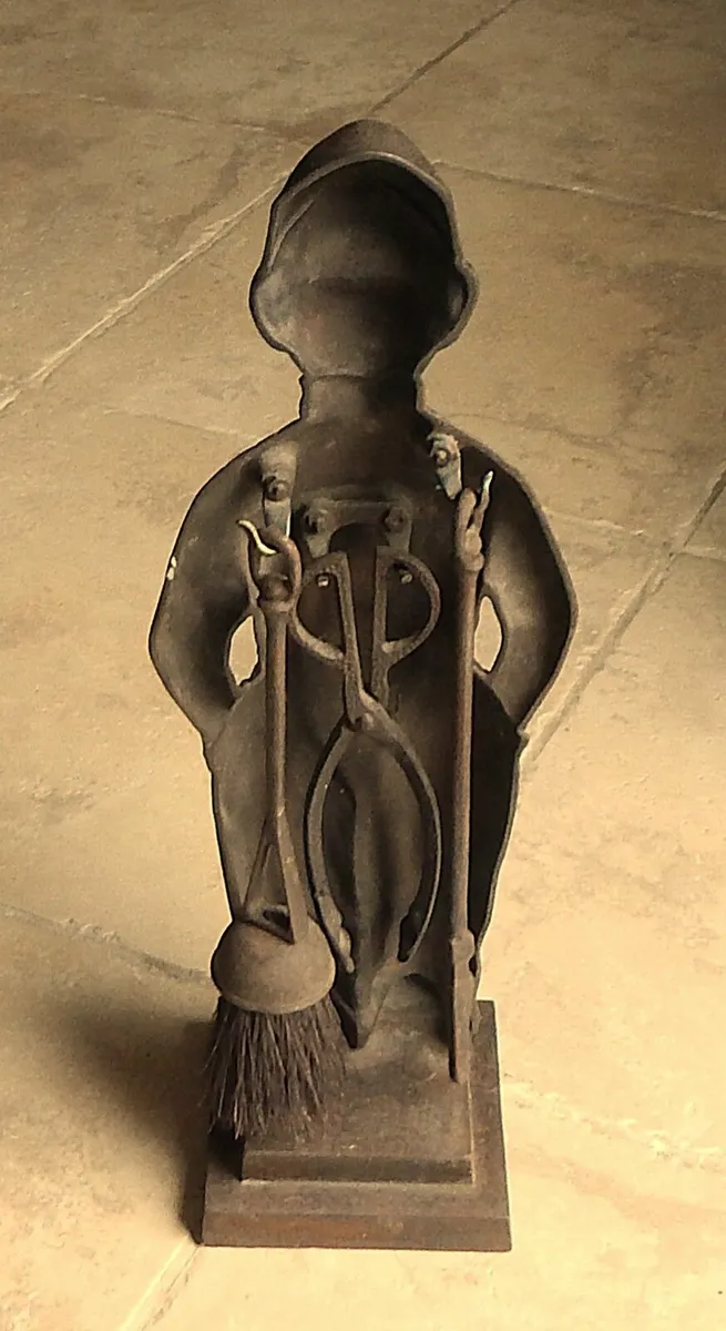 Vintage Dutch Boy Cast Iron Fireside Companion Set - Image 2