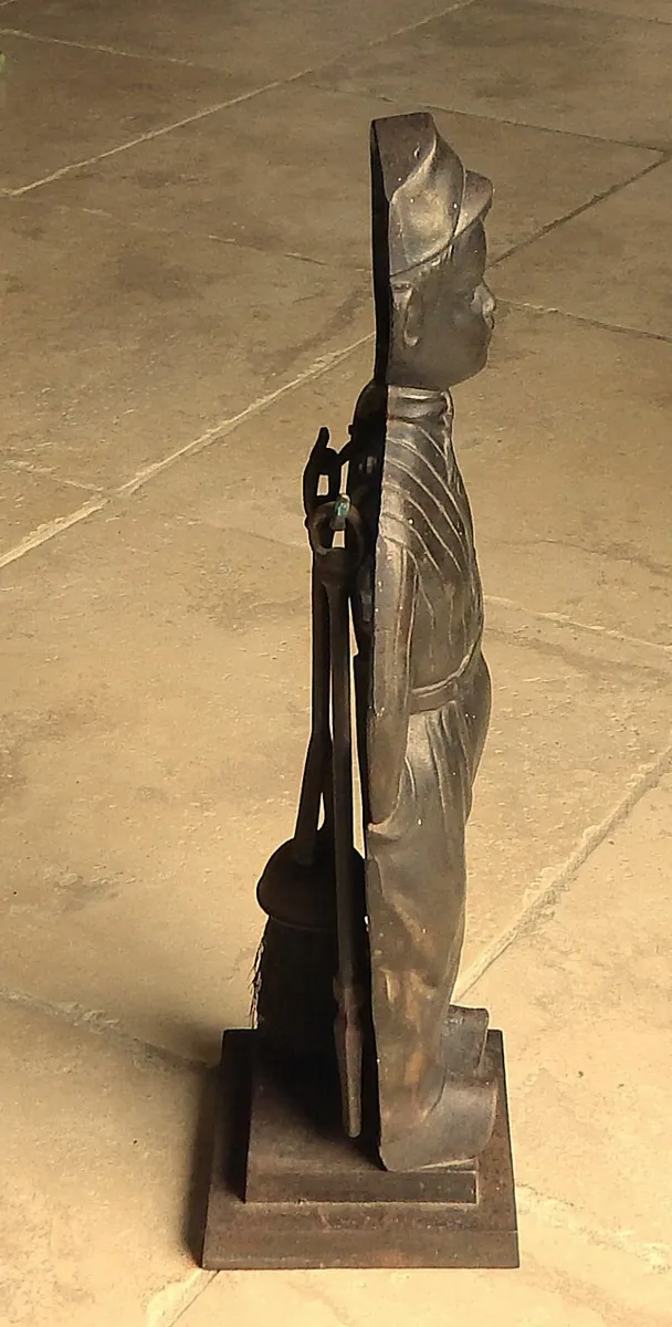 Vintage Dutch Boy Cast Iron Fireside Companion Set - Image 3