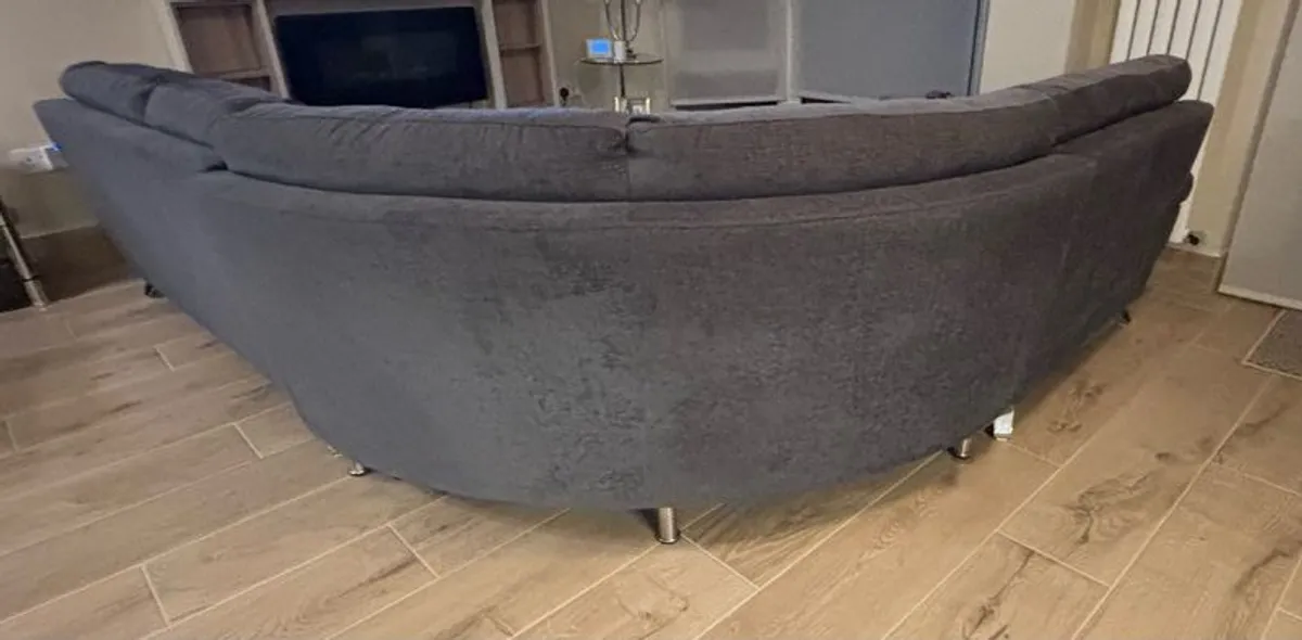 Sofa corner unit and footstool - Image 3