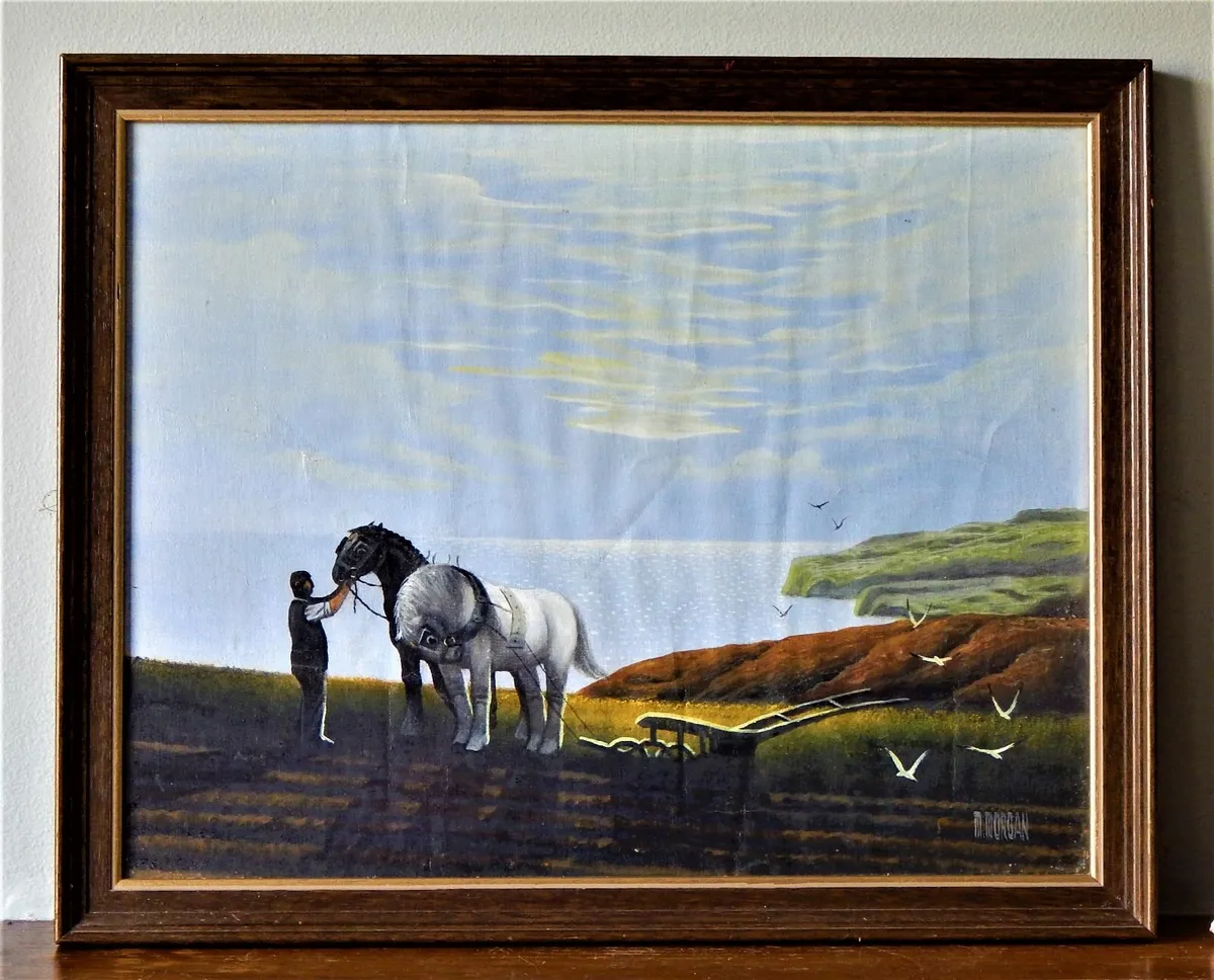 Signed Oil On Canvas Painting - Image 1