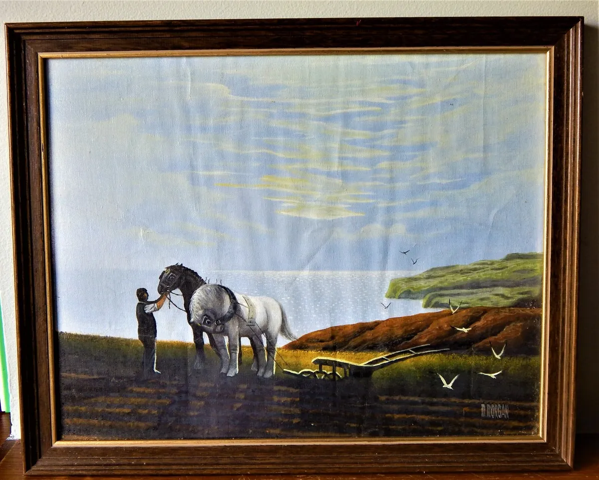 Signed Oil On Canvas Painting - Image 2