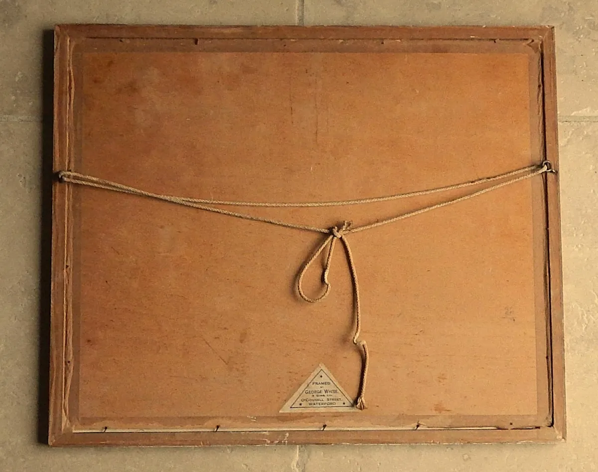 Vintage John Baker Print ‘A Rainy Day’ c1950s - Image 4