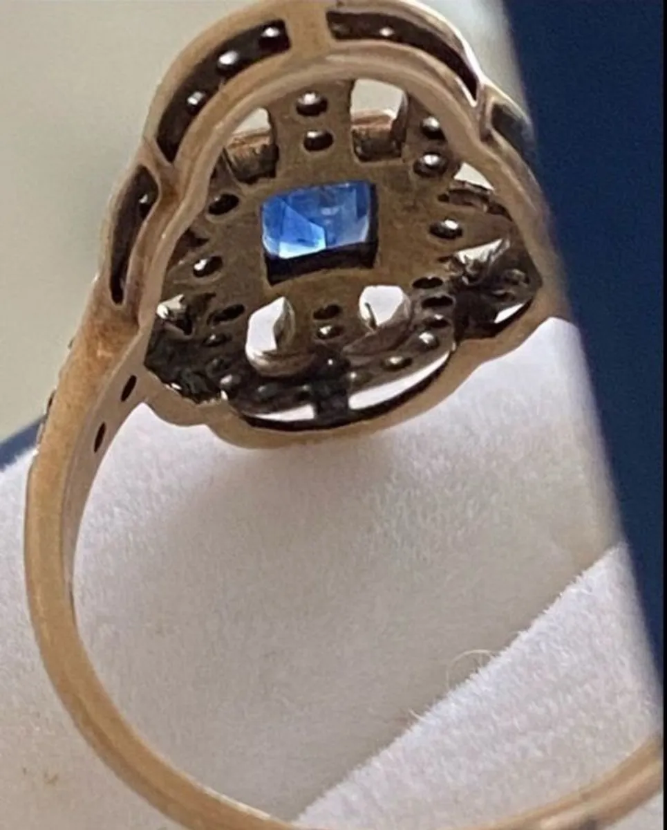 Sapphire Diamond Ring - Image 2
