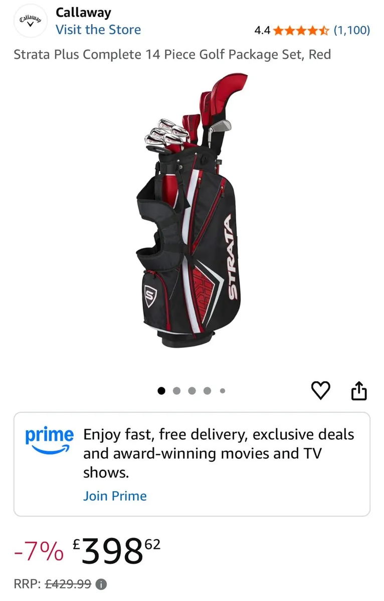 Callaway Strata golf set