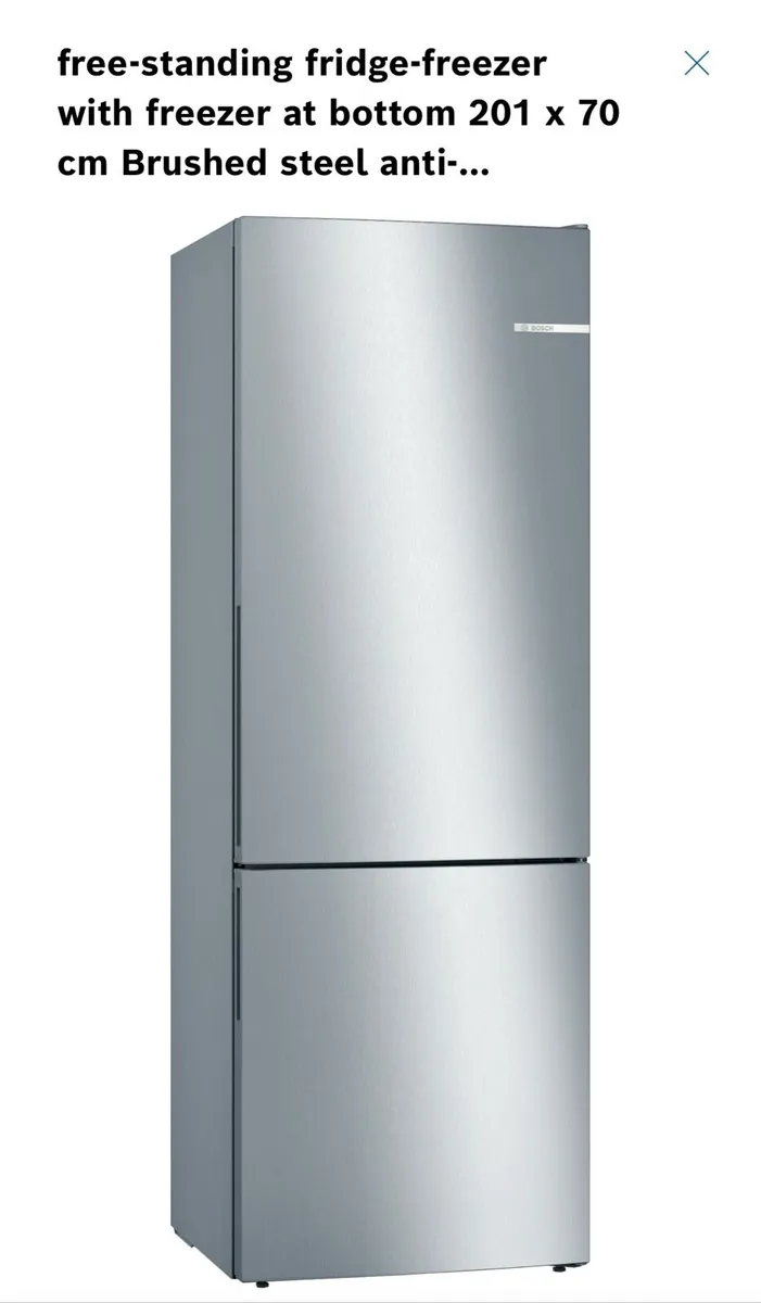 Bosch Series 6 Free Standing Fridge with Freezer - Image 1