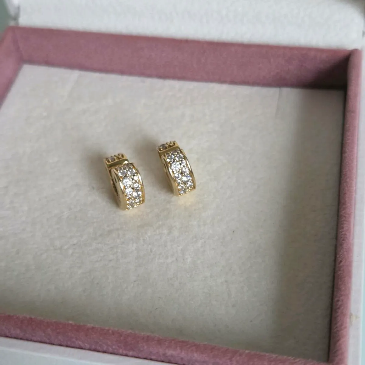 Pandora charm clips heart yellow gold - Image 4