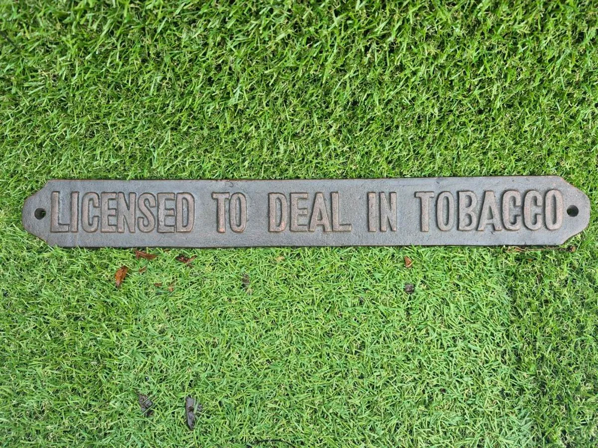Vintage tobacco sign - Image 1