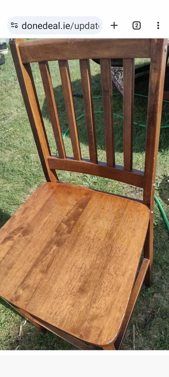 Beautiful solid wood bar stool - Image 1