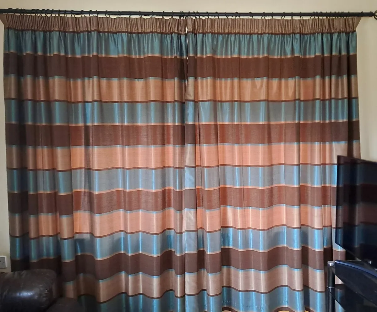 Pleated Panel Curtains - Image 1