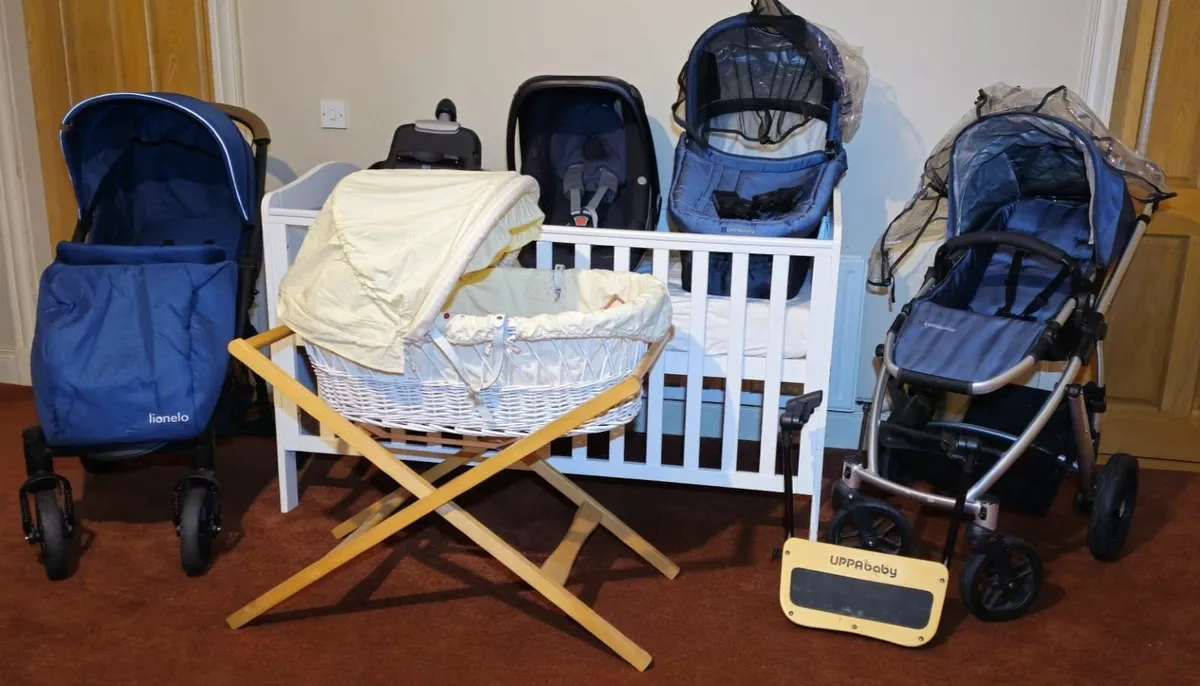 Baby Bundle Set, Buggy, Cot, 3in1 Travel System, - Image 1