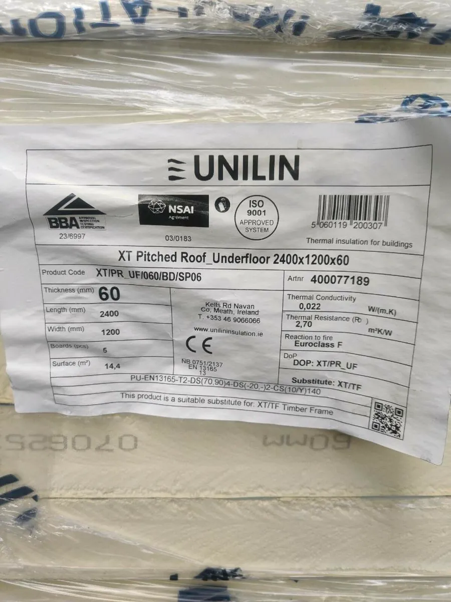 150mm PIR underfloor insulation boards 8x4 - Image 2