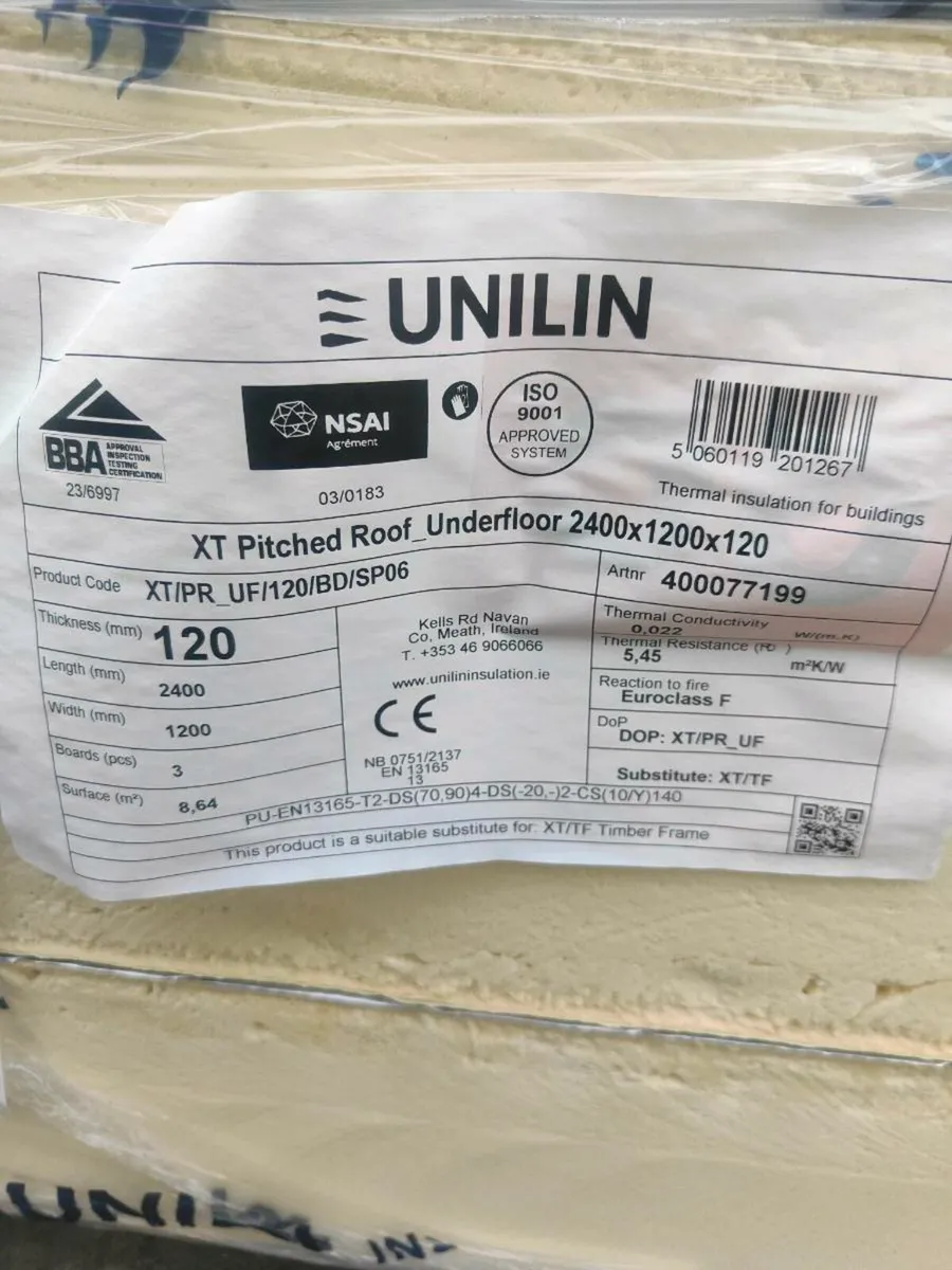 150mm PIR underfloor insulation boards 8x4 - Image 3