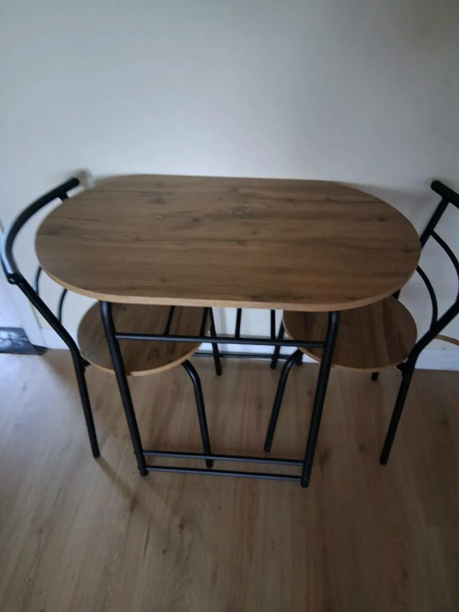 2 Person Dining Table & Chairs - Image 1