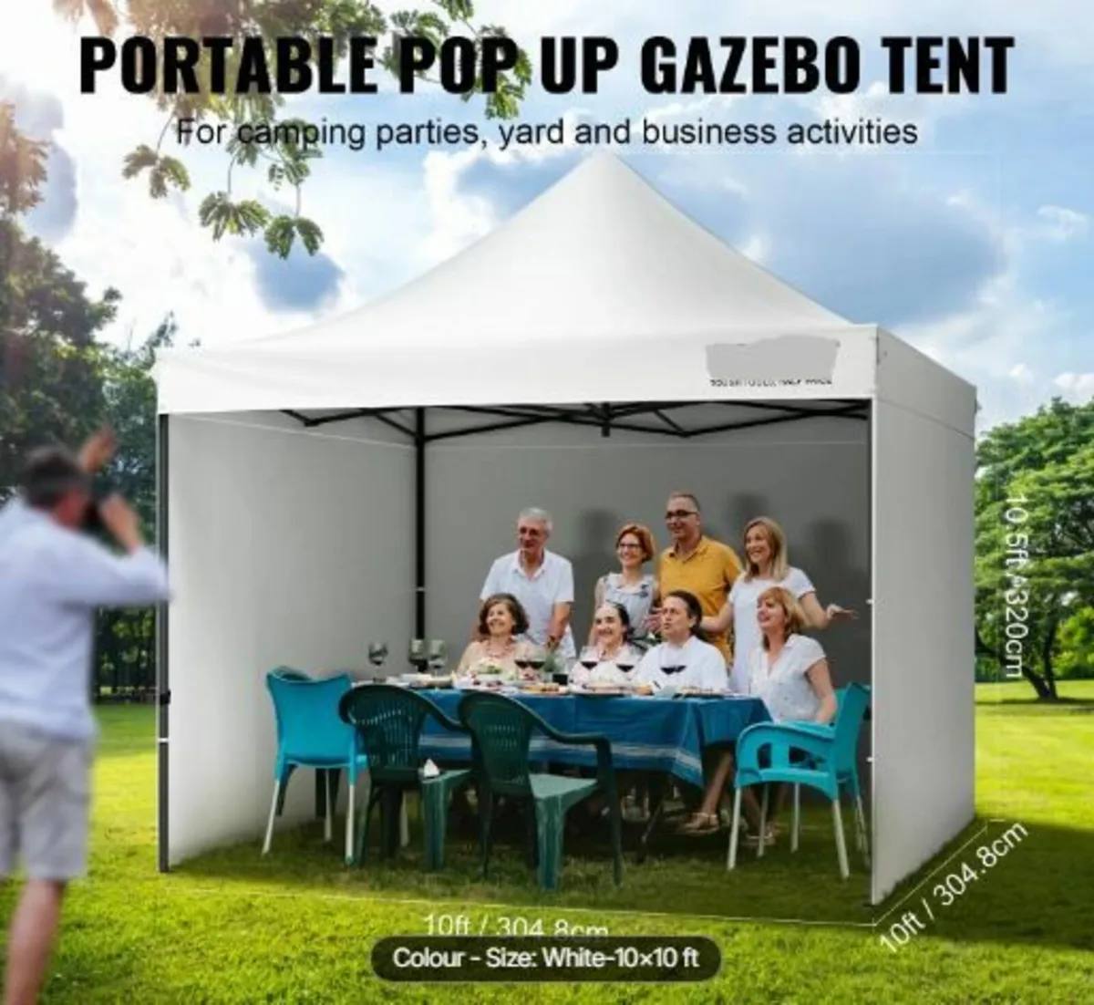 Pop Up Canopy Tent Outdoor Gazebo Tent - Image 2