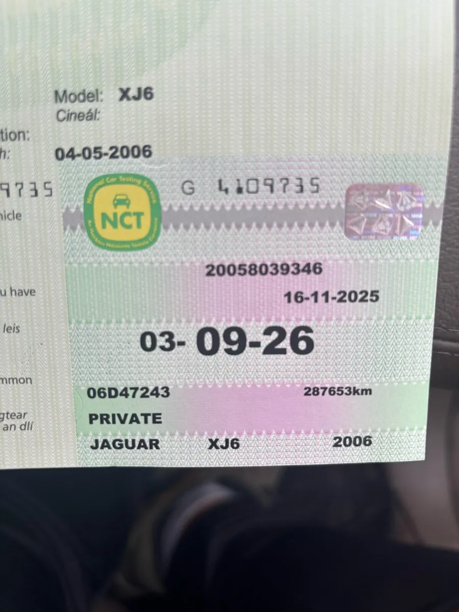 Jaguar XJ Brand new NCT - Image 2