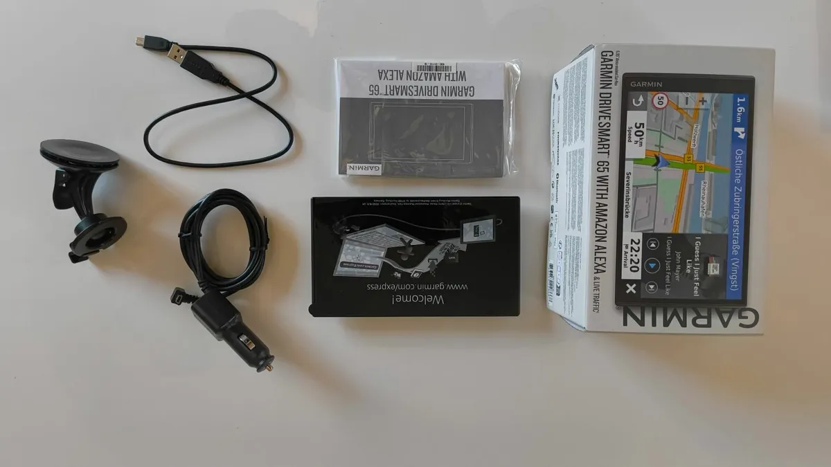 Garmin DriveSmart 65 with Amazon Alexa – Boxed - Image 1