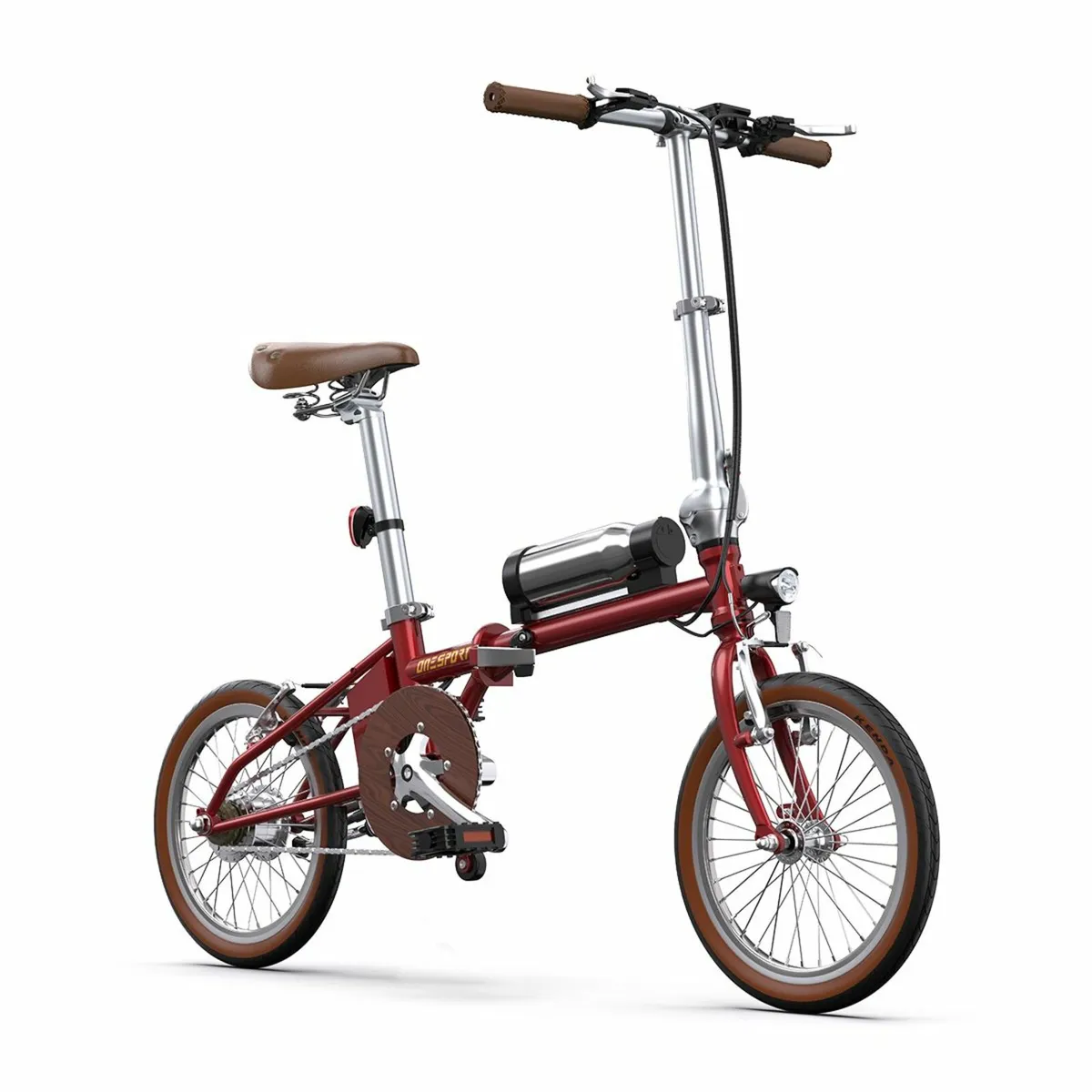 ONESPORT OT02 Lightweight Folding Electric Bike - Image 4
