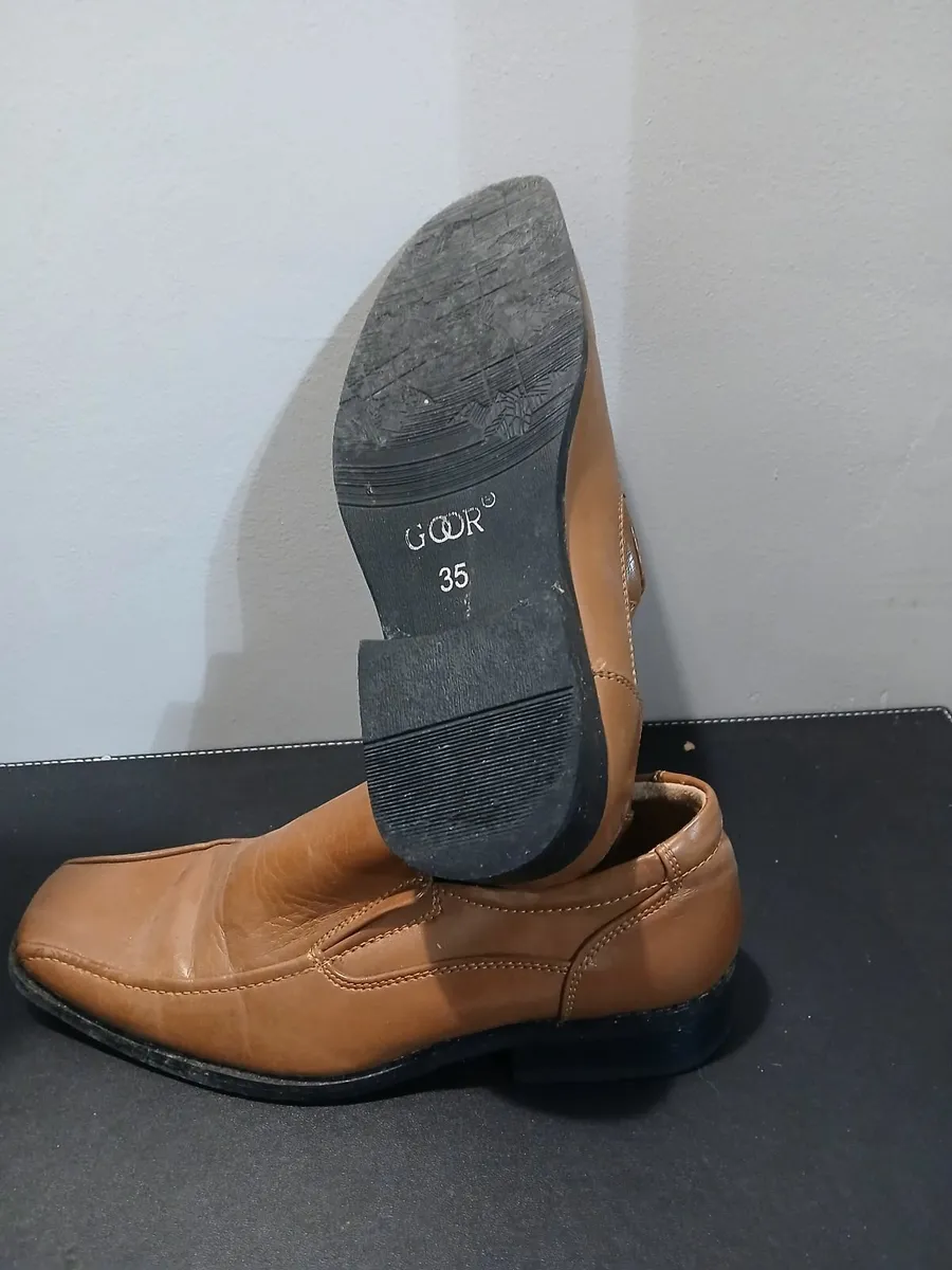 brown communion shoes - Image 1