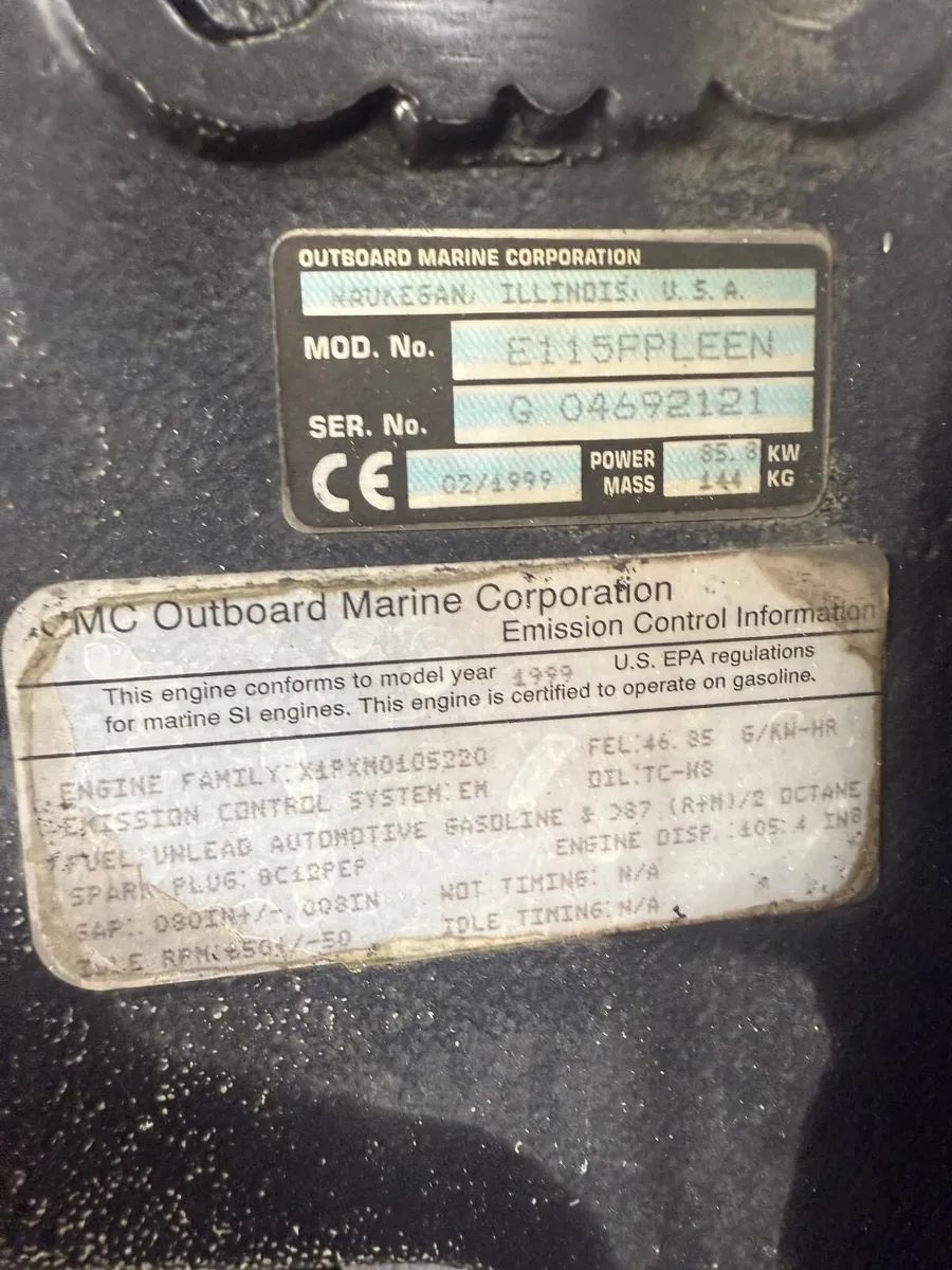 Evinrude 115hp ficht - Image 4