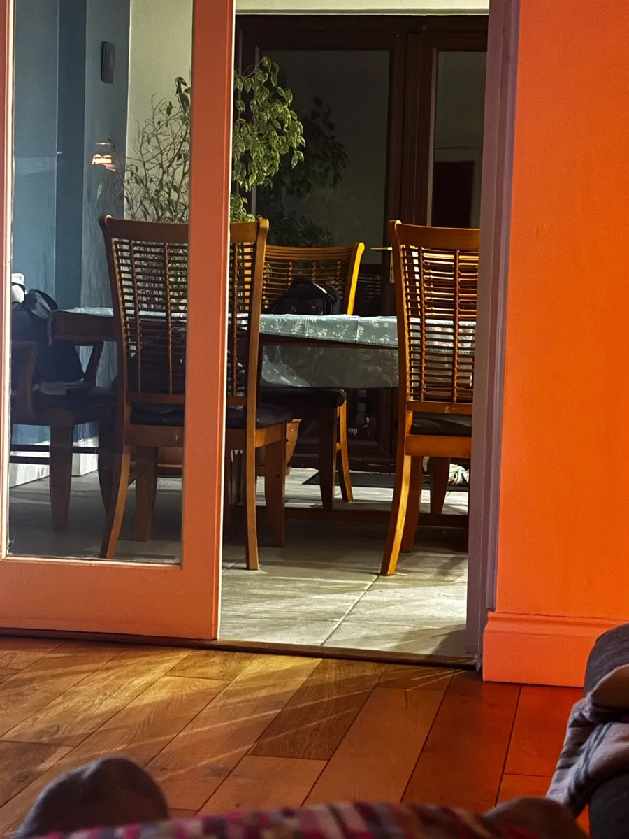 Dining table and 6 chairs - Image 1